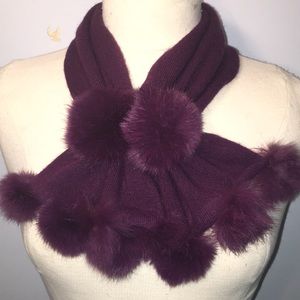 Cute purple scarf